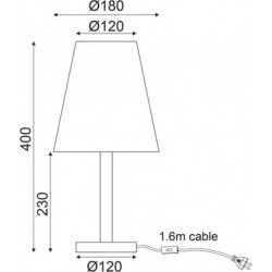 ^ΕΠΙΤΡΑΠΕΖΙΟ Φ/Σ 1ΧΕ14 ΞΥΛΟ+ΜΠΕΖ ΑΜΠΑΖΟΥΡ Φ18XH39CM NOSTOS