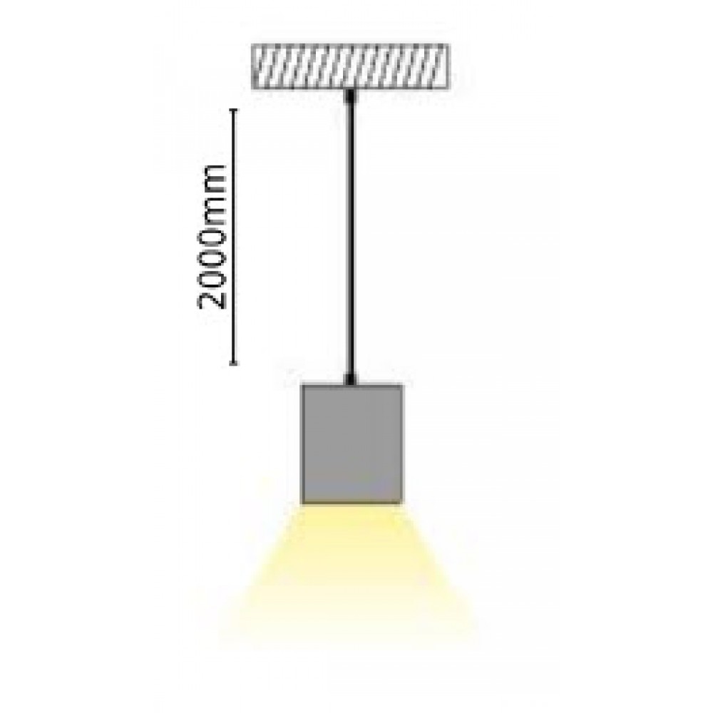 LED Γραμμικό Κρεμαστό Φωτιστικό Σειρά OROS Tridonic Φωτισμός Μονο Κάτω Σε 2 Σχήματα , Στρογγυλό (Circular) και S (Σιγμοειδές)