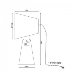 ΕΠΙΤΡΑΠΕΖΙΟ Φ/Σ 1ΧΕ14 ΞΥΛΟ +ΠΑΛ ΜΕΝΤΑ ΜΕΤΑΛΛΟ 15Χ15ΧΗ29,5CM