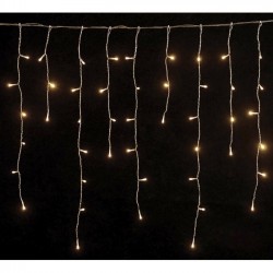 ΒΡΟΧΗ, 144 LED 3mm 4 ΕΠΕΚΤΑΣΕΙΣ ΕΩΣ 3 ΣΕΤ, ΔΙΑΦΑΝΟ PVC ΚΑΛΩΔΙΟ, ΛΕΥΚΟ LED (H60 x W300cm) ΜΕ ΠΡΟΕΚΤΑΣΗ ΠΑΡΟΧΗΣ 3m, ΙΡ44