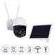 Αυτόνομη Ηλιακή IP Camera 1080P 2MP 4G SIM CARD WiFi 350° Μοιρών - 3200mAh - Φωτοβολταϊκό Πάνελ - Νυχτερινή Όραση με LED IR - Ανιχνευτή Κίνησης - Νυχτερινή Λήψη - Αδιάβροχη IP66 - Λευκό