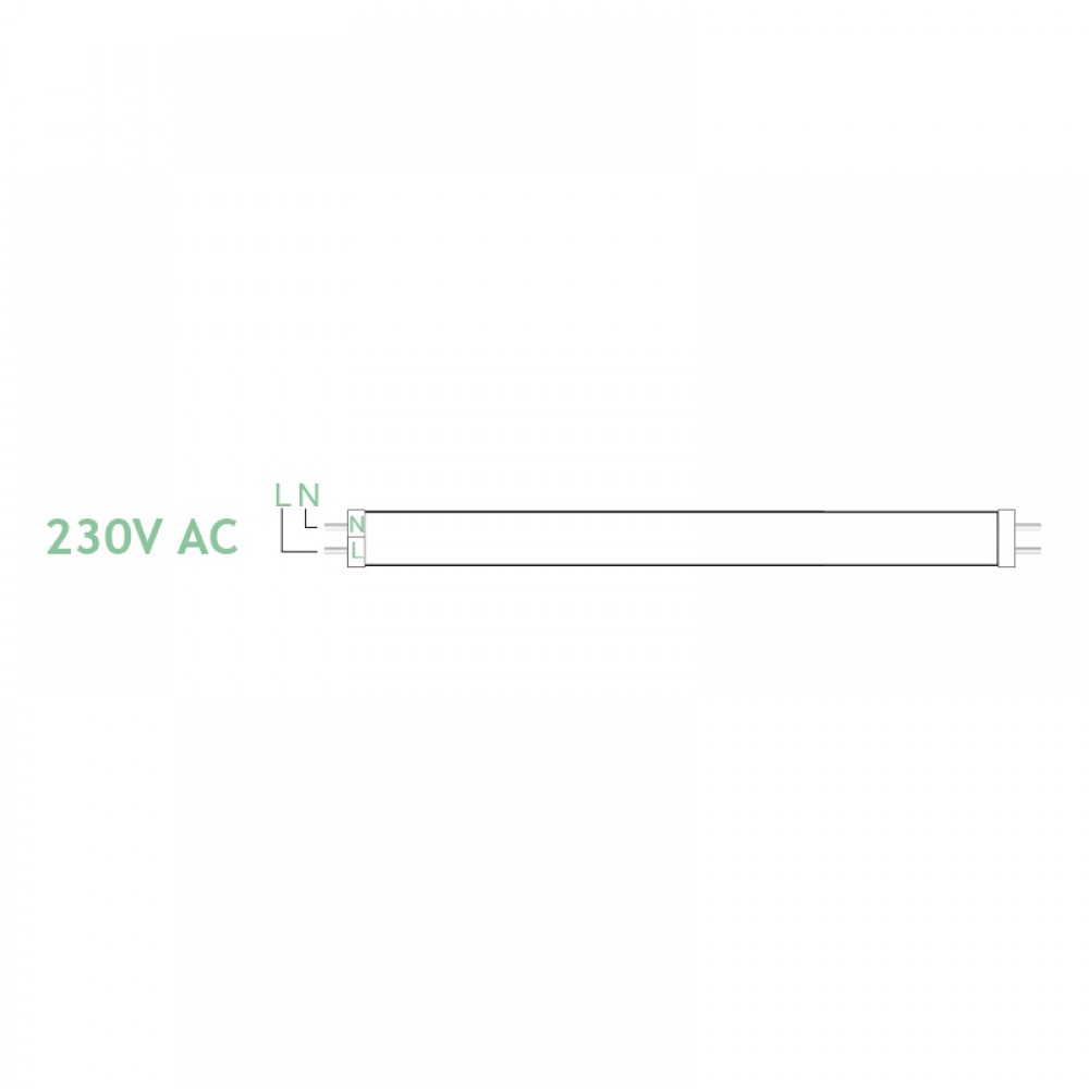 T8 G13 LED SMD 9W 0.60M 230V 1040LM 6500K 160° RA80 40.000Hrs & LED STARTER ACA