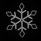 "SNOWFLAKE" 600LED ΣΧΕΔΙΟ 6m ΦΩΤΟΣΩΛΗΝΑ ΝΕΟΝ ΨΥΧΡΟ ΛΕΥΚΟ IP44 66x57.5cm 1.5m ΚΑΛΩΔΙΟ - ACA Christmas