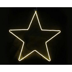 METAL STAR Αστέρι Θερμό NEON LED 2m 200 LED IP44 - ACA Christmas
