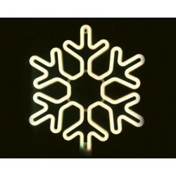 SNOWFLAKE Χιονονιφάδα Θερμό NEON LED 3m 300 LED IP44 - ACA Christmas