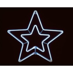 DOUBLE STARS Αστέρι Ψυχρό NEON LED 3m 300 LED IP44 - ACA Christmas