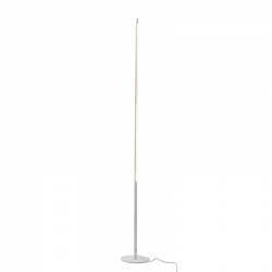 LED Φωτιστικό Δαπέδου Αλουμινίου Με Touch Dimmer Λευκό 18W 1440lm AVENUE - ACA Decor