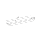 ΕΠΙΤΟΙΧΟ Φ/Σ LED 15W 975LM 4000K ΜΑΥΡΟ ΑΛΟΥΜΙΝΙΟ 810Χ100Χ25ΜΜ BATI ACA