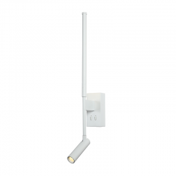 ΕΠΙΤΟΙΧΟ Φ/Σ LED 5W + COB 3W 700LM 3000K IP20 ΛΕΥΚΟ ΑΛΟΥΜΙΝΙΟ + ΑΚΡΥΛΙΚΟ ACA
