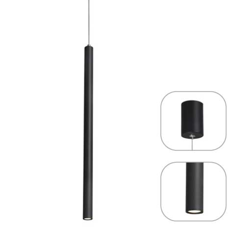 Κρεμαστό Φωτιστικό LED Μεταλλικό Μαύρο 5W FINO - Aca Decor