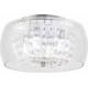 Πλαφονιέρα Με Γυαλί Και Κρύσταλλα Φ30cm 4x G9 ACA DECOR