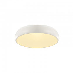 LED Πλαφονιέρα Μεταλλική Σε Λευκό Χρώμα Ø40cm 32W Osram Chip KALLISTA - ACA Decor