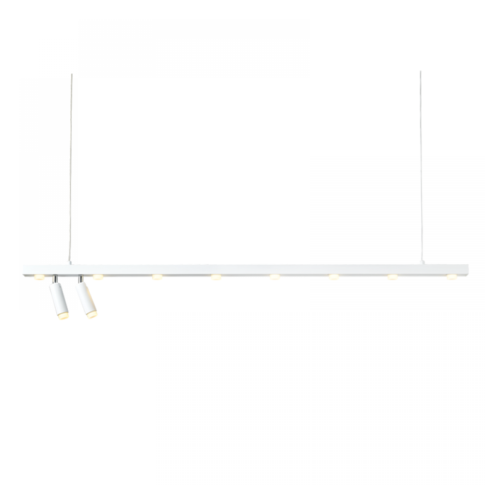 LED Κρεμαστό Φωτιστικό Ράγα Αλουμινίου Σε Λευκό Χρώμα 120cm 30W MAGNETO - ACA Decor