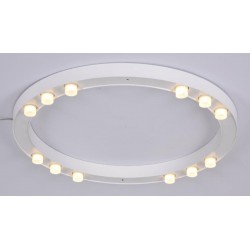 LED Φωτιστικό Οροφής Αλουμινίου Σε Λευκό Χρώμα Ø65 36W MAGNETO - ACA Decor