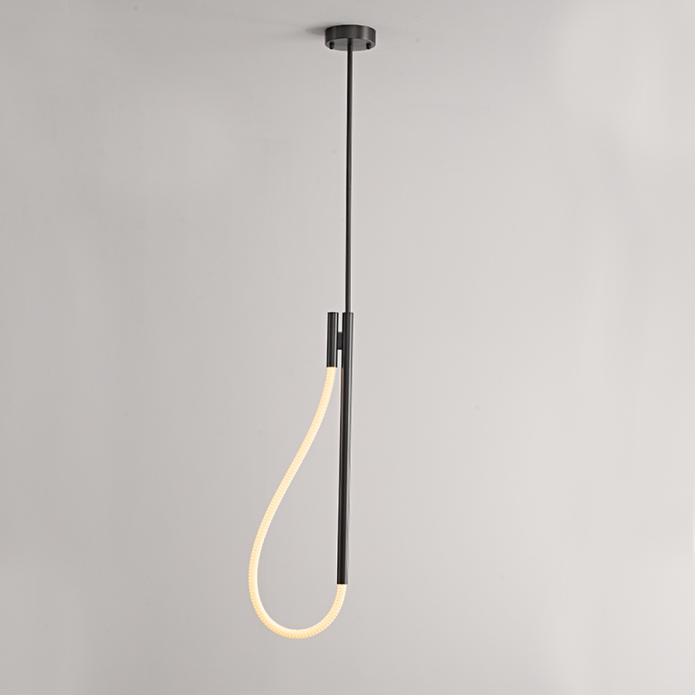 ΚΡΕΜΑΣΤΟ Φ/Σ LED 12W 3000K 536LM MALPO ΜΕΤΑΛΛΙΚΟ + ΣΙΛΙΚΟΝΗ IP20 L18.5*H150 ACA