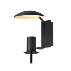 Φωτιστικό Τοίχου Μεταλλικό Σε Μαύρο Χρώμα 1xGU10 35W PARACHUTE - ACA Decor