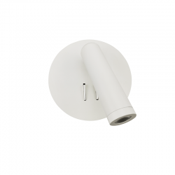 LED Απλίκα Μεταλλική Σε Λευκό Χρώμα 3W+4W 280lm ZEUS - ACA DECOR