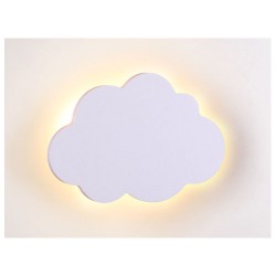 LED Παιδικό Φωτιστικό Επιτοίχιο Συννεφάκι Λευκό 10W HOLMA - Aca Decor