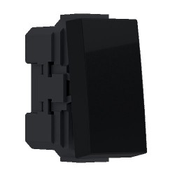 MODYS Διακόπτης Απλός Μαύρος Ματ 1 ΣΤ. 1P 10AX 250VAC IP20 - Aca Elec
