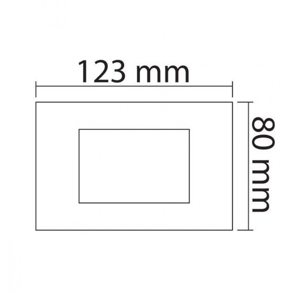 MODYS Πλαίσιο 2/3 ΣΤ. Λευκό - Aca Elec