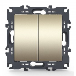 PRIME ΔΙΑΚΟΠΤΗΣ ΚΟΜΜΥΤΑΤΕΡ ΑΛΕΡΕΤΟΥΡ ΜΕ ΚΛΙΠ 1+1P 10AX 250VAC IP20 MAT ΣΑΜΠΑΝΙΖΕ - Aca Elec