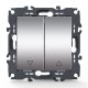 PRIME ΜΠΟΥΤΟΝ ΡΟΛΩΝ ΜΕ ΚΛΙΠ 1-1P 10A 250VAC IP20 MAT ΑΛΟΥΜΙΝΙΟ - Aca Elec