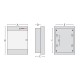 Πίνακας 282U2X18CW 36 Θέσεων / 2 Σειρές, Χωνευτός Με Λευκή Πλαστική Πόρτα IP40- Tehnoplast
