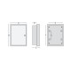 Πίνακας U12AW 12 Θέσεων / 1 Σειρά, Χωνευτός Με Λευκή Πλαστική Πόρτα IP40 - Tehnoplast