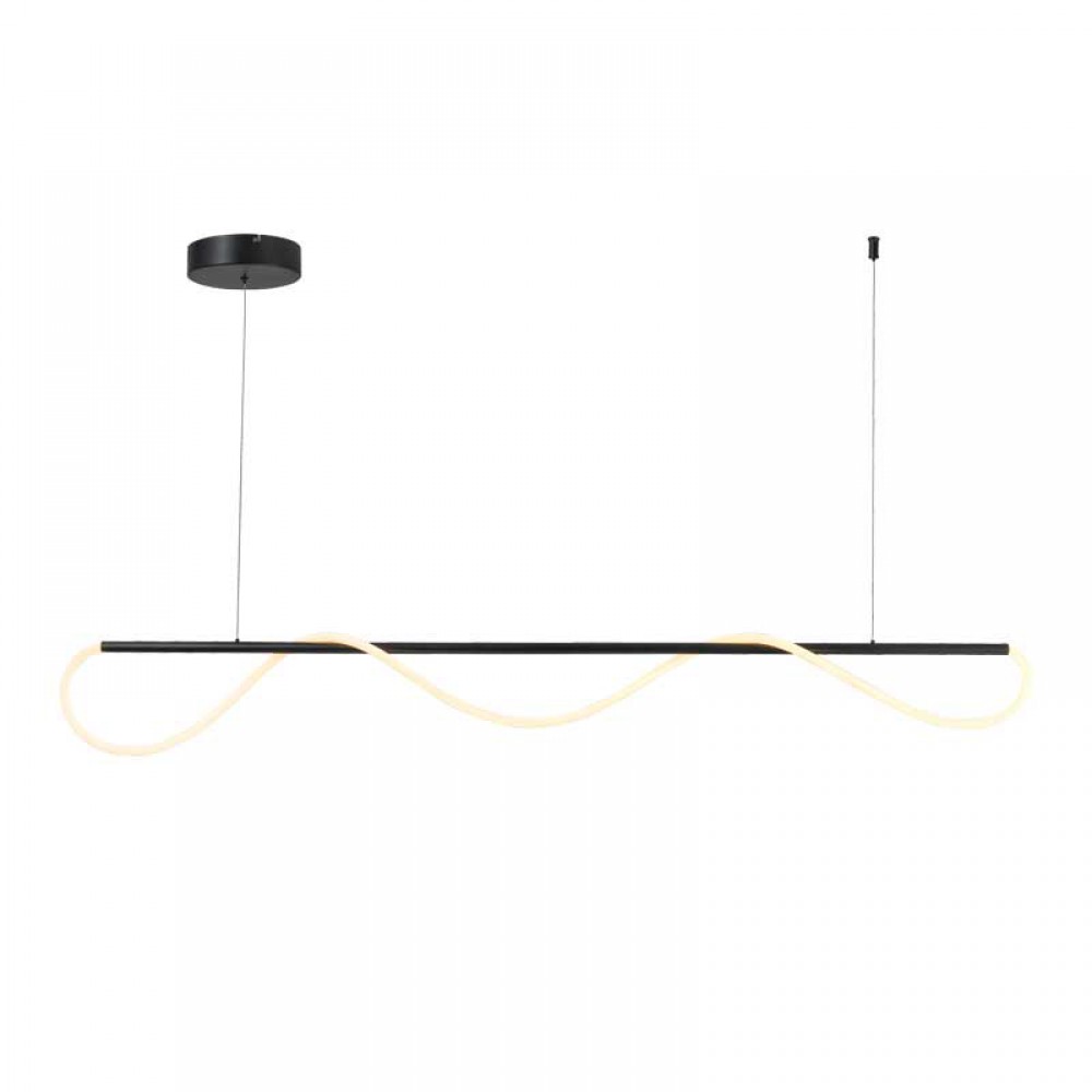 LED Κρεμαστό Φωτιστικό Μεταλλικό Μαύρο 60W KYMA - Aca Decor