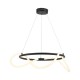 LED Κρεμαστό Φωτιστικό Μεταλλικό Μαύρο D60cm 36W KYMA - Aca Decor