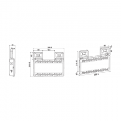 Φ/Σ ΑΣΦΑΛΕΙΑΣ LED ΜΗ ΣΥΝΕΧΟΥΣ IP65 2X2W 3HRS 500LM 6000K 230VAC, ΜΕ ΚΟΥΜΠΙ ΔΟΚΙΜΗΣ & SELF TEST ACA