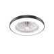 ΑΝΕΜΙΣΤΗΡΑΣ ΟΡΟΦΗΣ ΠΛΑΦΟΝΙΕΡΑ SMART ΜΑΥΡΗ DIMMABLE DC22W Φ50 7 ΔΙΑΦΑΝH ABS ΠΤΕΡΥΓΙΑ ΤΗΛΕΧΕΙΡΙΣΤΗΡΙΟ ACA
