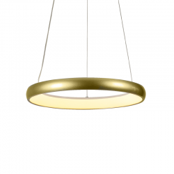 ΚΡΕΜΑΣΤΟ Φ/Σ LED 32W 2500LM CCT IP20  ΧΡΥΣΟ ΜΕΤΑΛΛΙΚΟ + ΑΚΡΥΛΙΚΟ - ACA