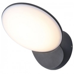 EDISON LED Απλίκα Εξωτερικού Χώρου Σε Σκούρο Γκρι 14W IP54 ACRI - ACA