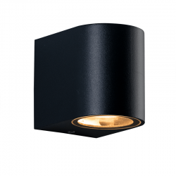 GU10 WALL LUMINAIRE 230V AC SAND BLACK IP65 MAX.35W ACA