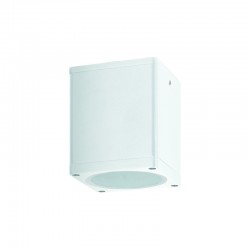 GU10 SQUARE CEILING LUMINAIRE 230V AC MATT WHITE IP65 GU10 MAX.35W ACA