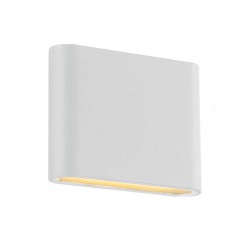 LED SMD WALL LUMINAIRE 7W 310LM 60° 230V AC 3.000K MATT WHITE CRI80 IP54 30.000HRS ACA