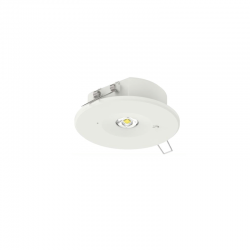 Φ/Σ ΑΣΦΑΛΕΙΑΣ LED ΜΗ ΣΥΝΕΧΟΥΣ IP20 1.2W 3HRS 150LM 6000K 230V AC, ΜΕ ΚΟΥΜΠΙ ΔΟΚΙΜΗΣ ACA