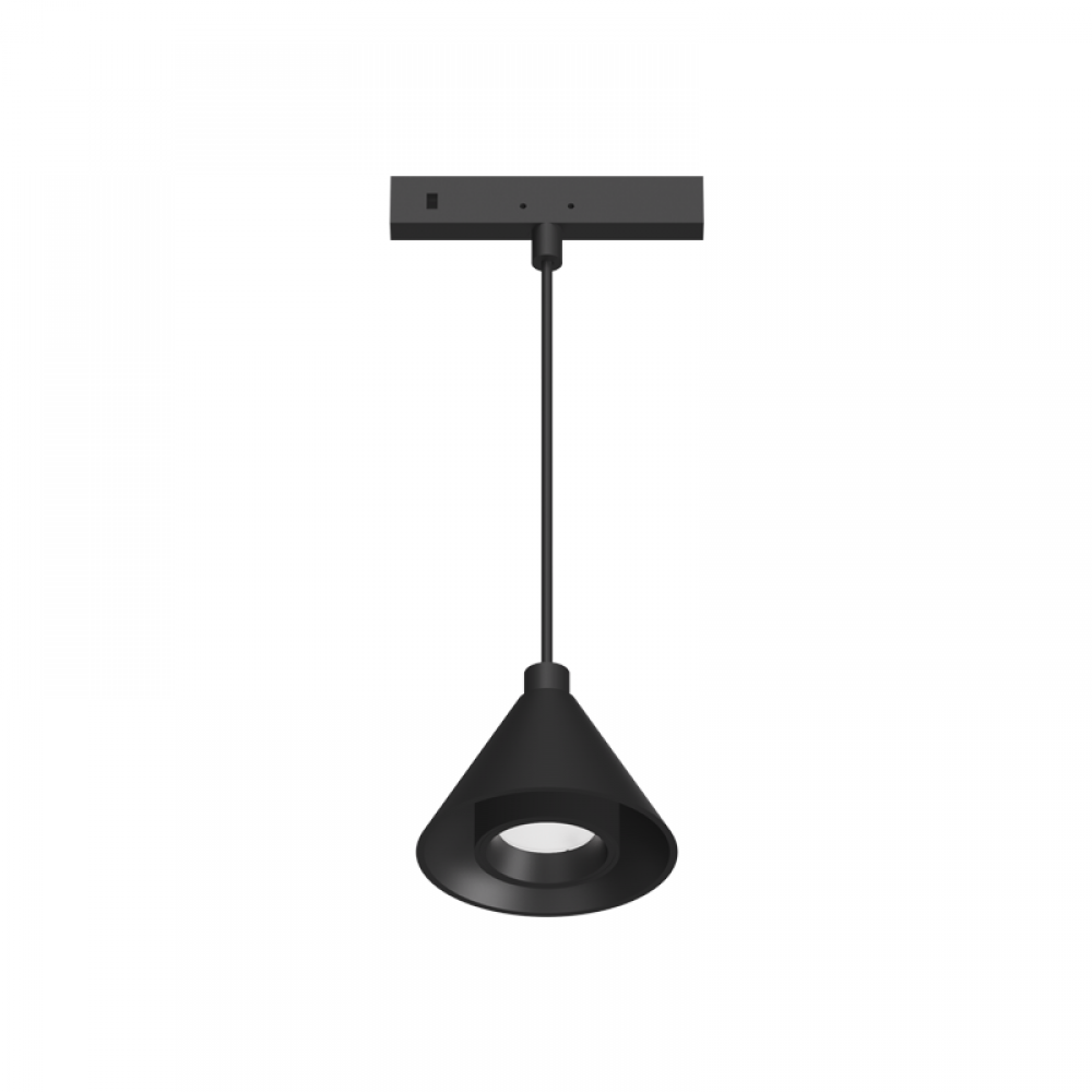 ΜΙΝΙ ΜΑΥΡΟ ΜΑΓΝΗΤΙΚΟ ΚΡΕΜΑΣΤΟ ΦΩΤΙΣΤΙΚΟ 24V DC 2W 3000K 160LM 36° RA90 5YRS Φ45*35,5(1000)ΜΜ ACA