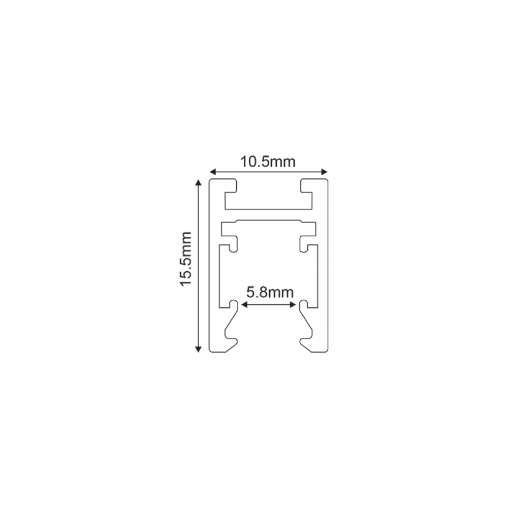 ΜΙΝΙ ΜΑΓΝΗΤΙΚΗ ΡΑΓΑ ΟΡΟΦΗΣ/ΚΡΕΜΑΣΤΗ 24V DC 3Μ ΜΑΥΡΗ ACA