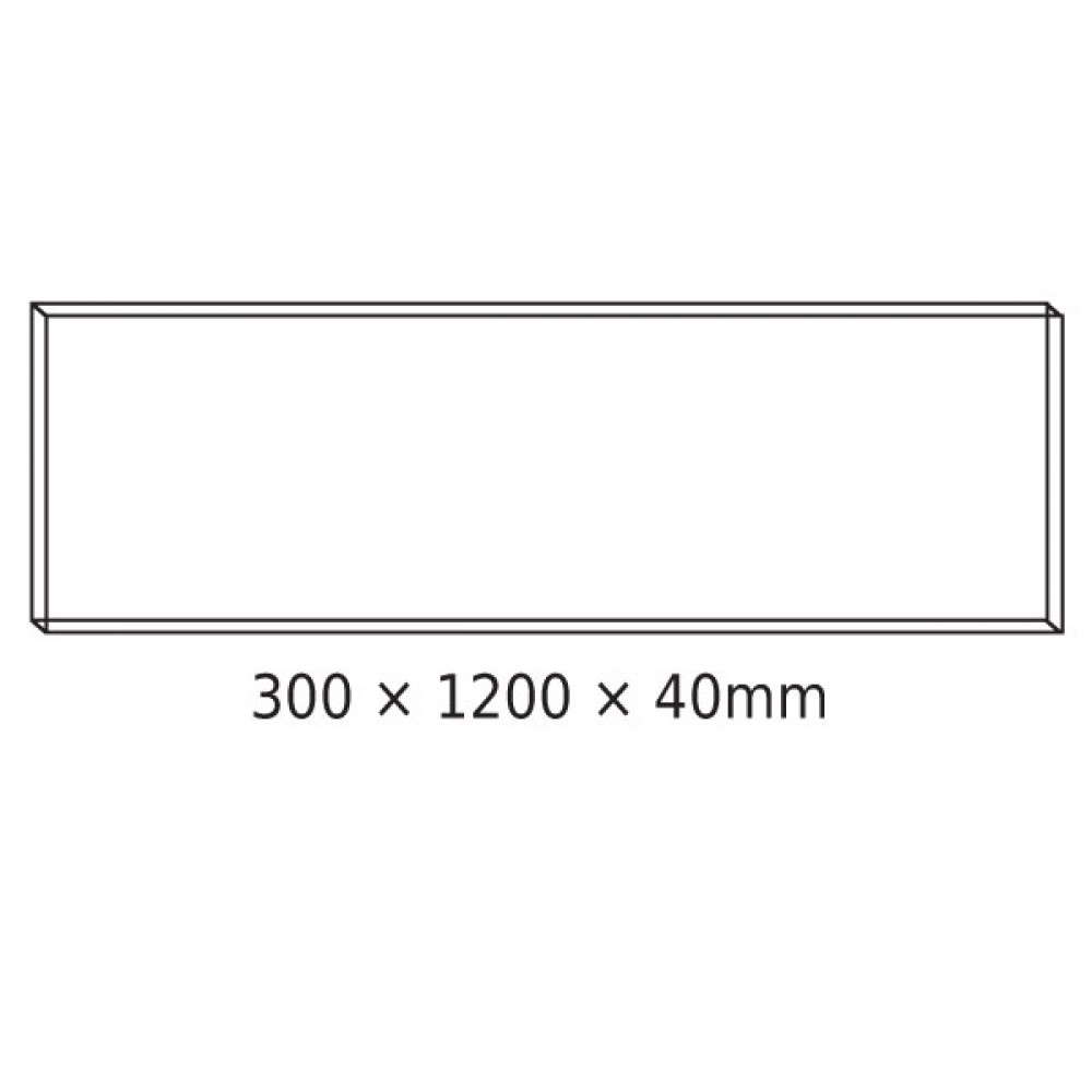 Πλαίσιο Για LED Panel Οροφής 30x120x4cm Από Φύλλο Αλουμινίου Χωρίς Βίδες - ACA