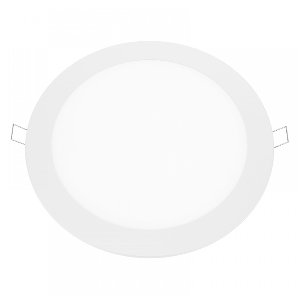 ΛΕΥΚΟ ΣΤΡΟΓΓΥΛΟ LED ΠΑΝΕΛ ΧΩΝΕΥΤΟ 18W 6500K 1800Lm Φ220mm 230V AC Ra80 ACA
