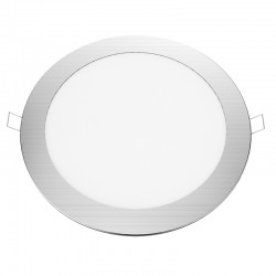 ΝΙΚΕΛ ΜΑΤ ΣΤΡΟΓΓΥΛΟ LED ΠΑΝΕΛ ΧΩΝΕΥΤΟ 18W 6500K 1800Lm Φ220mm 230V AC Ra80 ACA