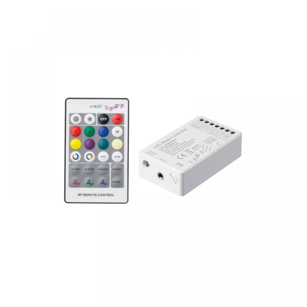 POWER RGB & RGBW (2 ΣΕ 1) AUDIO LED MUSIC CONTROLLER - ACA