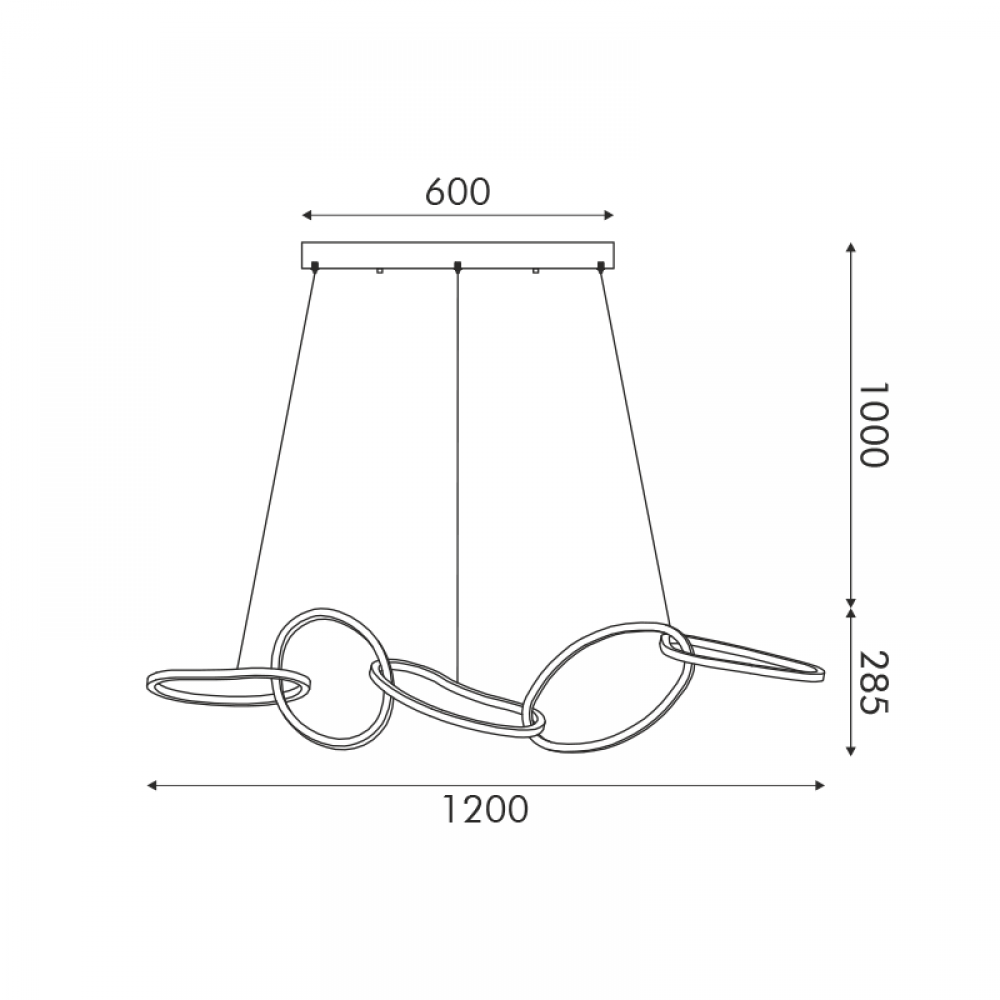 ΚΡΕΜΑΣΤΟ Φ/Σ LED 72W 5700LM CCT IP20 ΧΡΥΣΟ ΑΤΣΑΛΙ + ΑΚΡΥΛΙΚΟ ACA