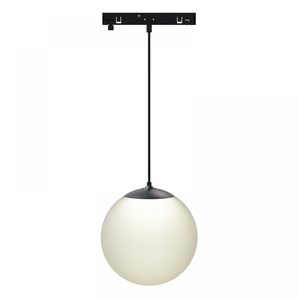 ΜΙΝΙ ΜΑΥΡΟ ΜΑΓΝΗΤΙΚΟ ΚΡΕΜΑΣΤΟ ΦΩΤΙΣΤΙΚΟ 24V DC 7W 3000K 650LM 230° RA90 5YRS Φ100Χ1000ΜΜ ΟΠΑΛ ΓΥΑΛΙ - ACA