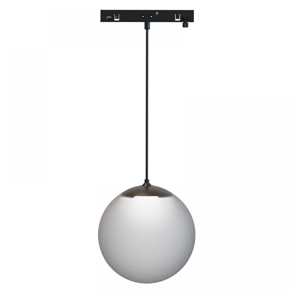 ΜΙΝΙ ΜΑΥΡΟ ΜΑΓΝΗΤΙΚΟ ΚΡΕΜΑΣΤΟ ΦΩΤΙΣΤΙΚΟ 24V DC 7W 4000K 670LM 230° RA90 5YRS Φ100Χ1000ΜΜ ΟΠΑΛ ΓΥΑΛΙ - ACA