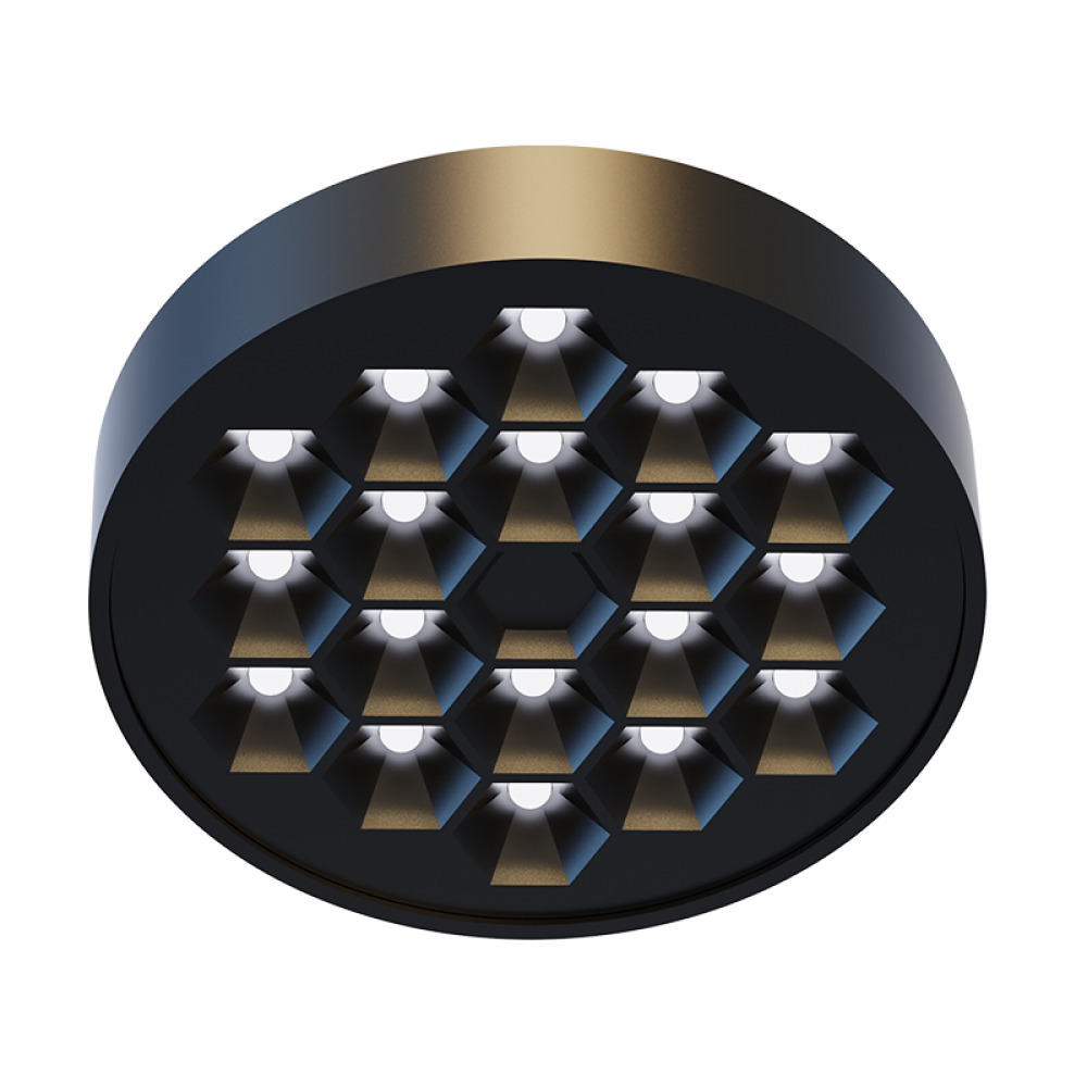 ΜΙΝΙ ΜΑΥΡΟ ΜΑΓΝΗΤΙΚΟ ΣΠΟΤ 24V DC 10W 4000K 690LM 50° RA90 5YRS Φ97*32ΜΜ - ACA