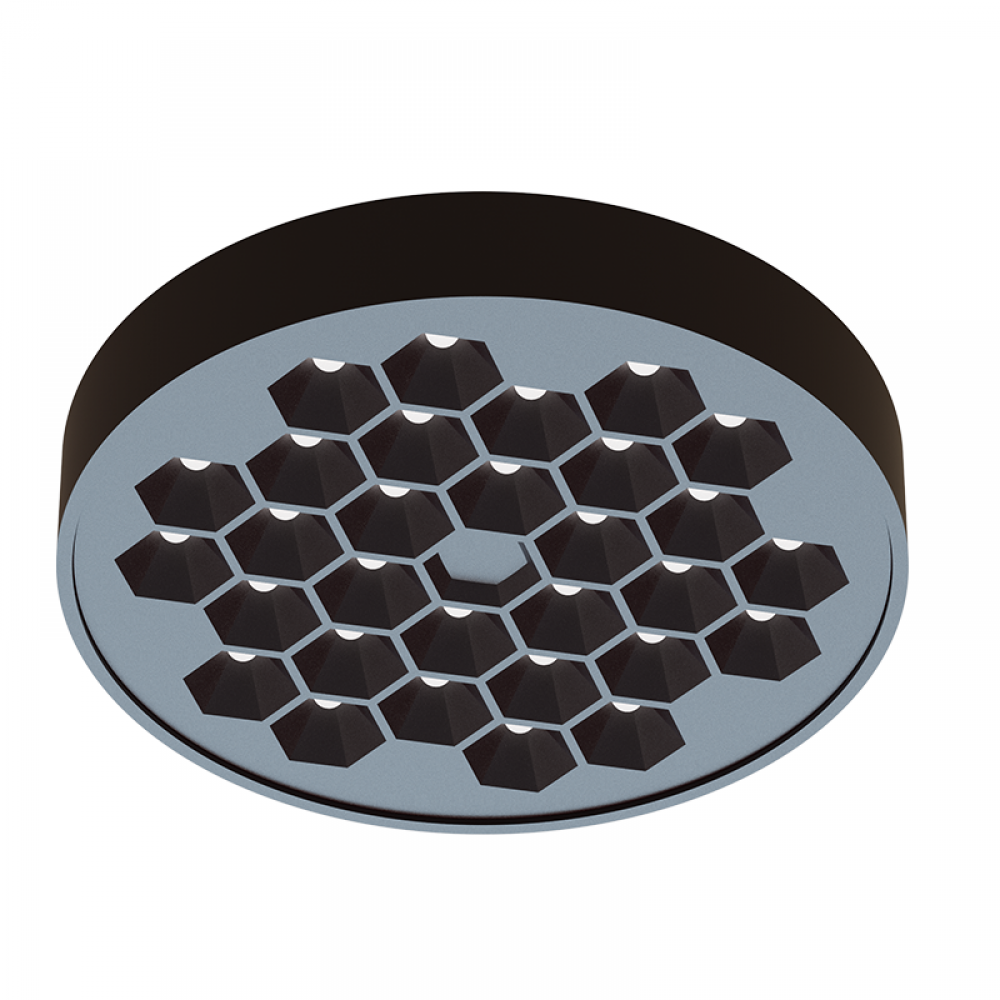 ΜΙΝΙ ΜΑΥΡΟ ΜΑΓΝΗΤΙΚΟ ΣΠΟΤ 24V DC 15W 4000K 1100LM 50° RA90 5YRS Φ122*32ΜΜ - ACA