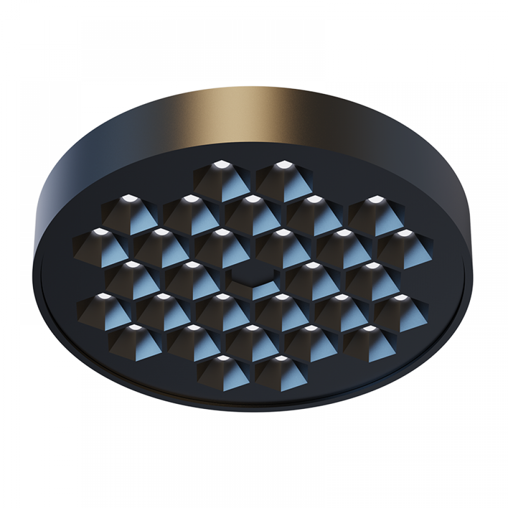 ΜΙΝΙ ΜΑΥΡΟ ΜΑΓΝΗΤΙΚΟ ΣΠΟΤ 24V DC 15W 4000K 1100LM 50° RA90 5YRS Φ122*32ΜΜ - ACA